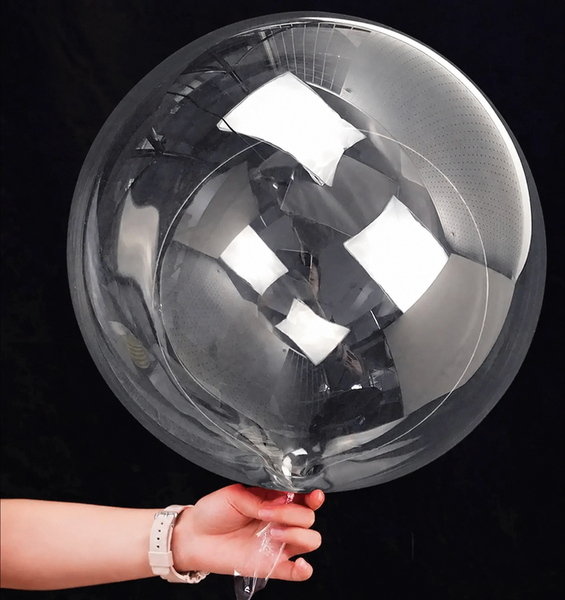 KidsFam Clear Bubble Balloons – 20-Inch & 24-Inch