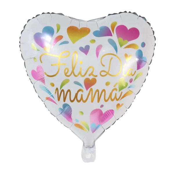 KidsFam 18-Inch Mother's Day Foil Balloons – 10 or 50 Pack