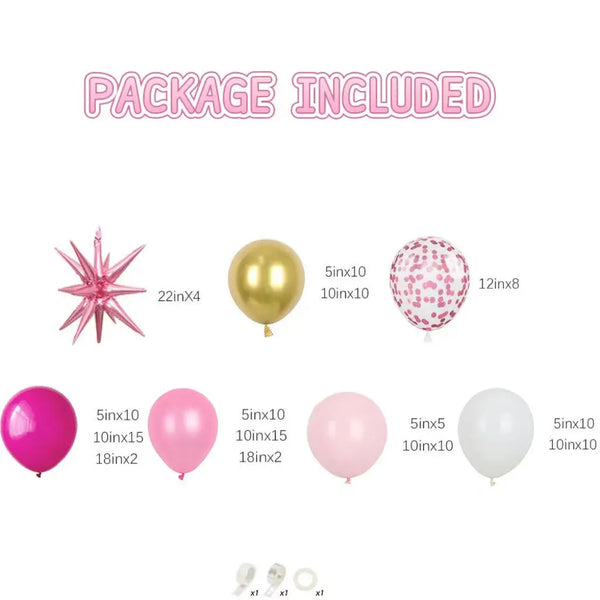 KidsFam Premium DIY Arch Balloon Garland Kit