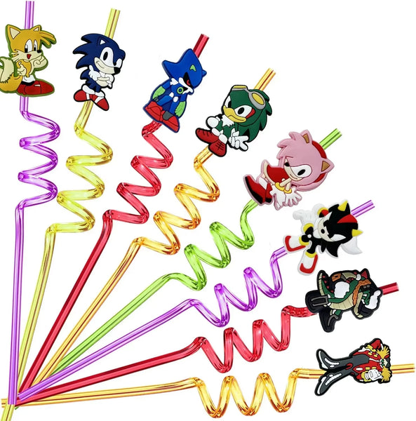 KidsFam Sonic Birthday Party Supplies – Multiple Sets & Accessories