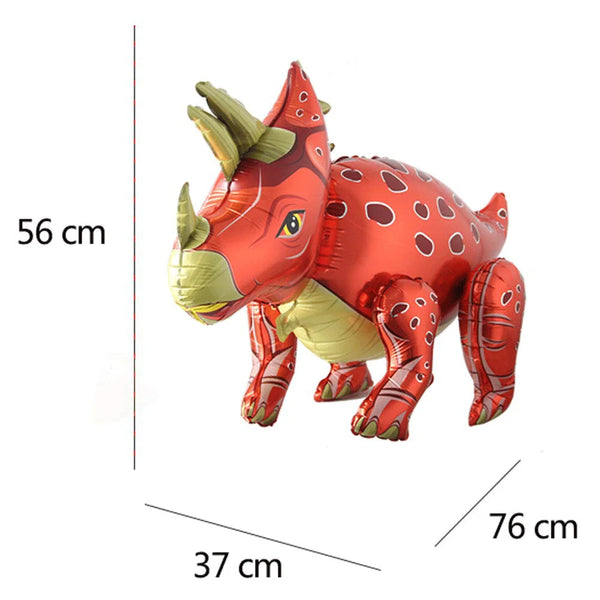 KidsFam 3D Standing Dinosaur Foil Balloons – 12 Designs
