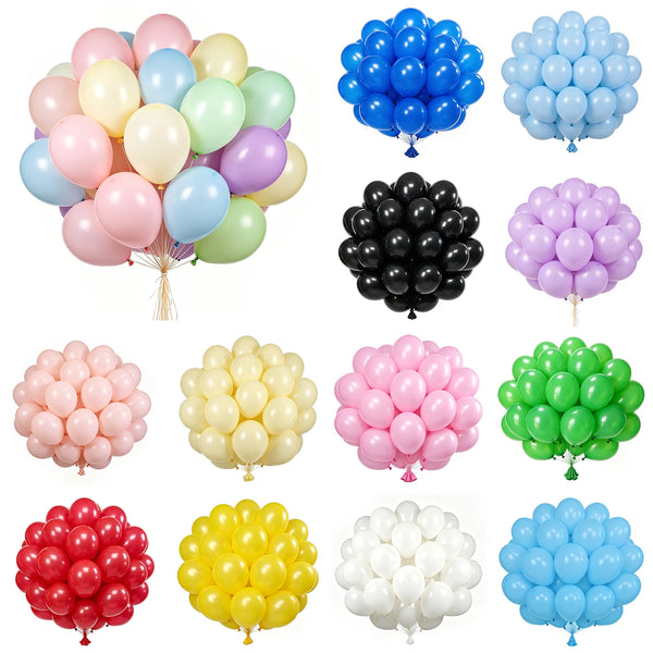 KidsFam Macaron Pastel Latex Balloons – 10, 30 or 50 Pack