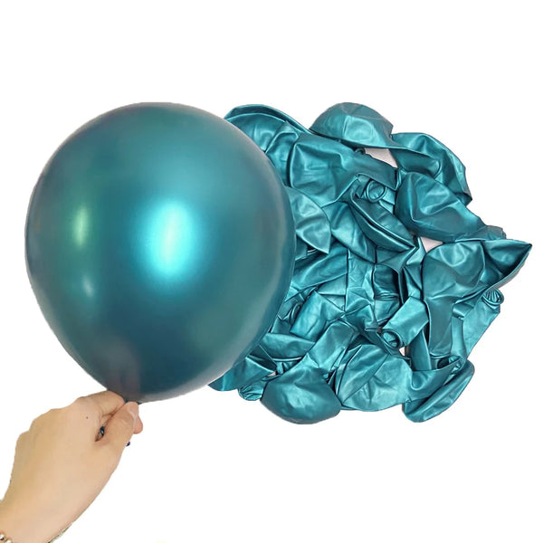 KidsFam Metallic Chrome Balloons – 10, 20 or 30 Pack