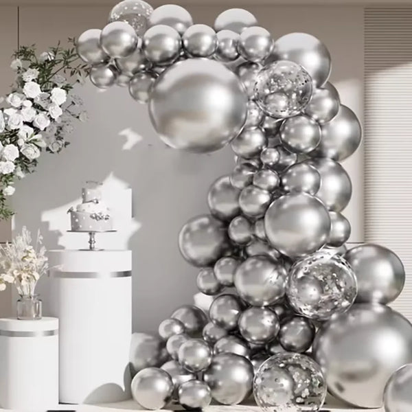 KidsFam 68-Piece Metallic Balloon Garland Kit – 6 Colors