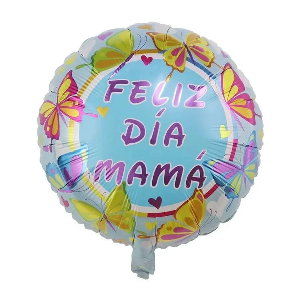 KidsFam 18-Inch Mother's Day Foil Balloons – 10 or 50 Pack