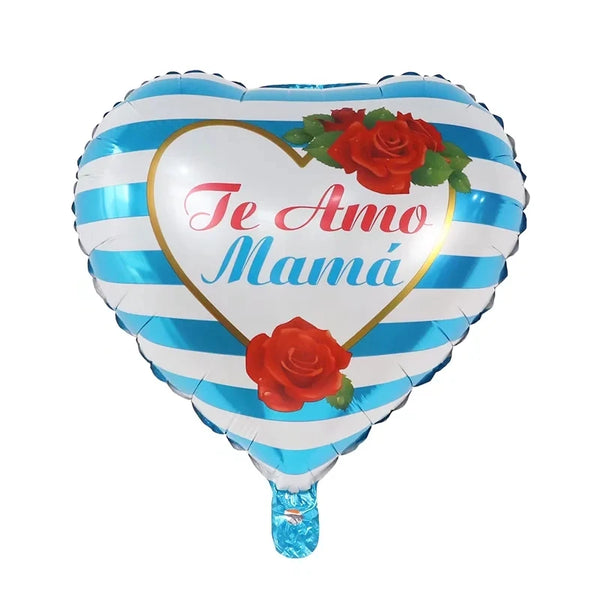 KidsFam 18-Inch Mother's Day Foil Balloons – 10 or 50 Pack