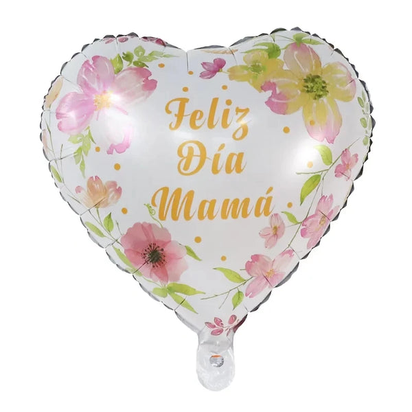 KidsFam 18-Inch Mother's Day Foil Balloons – 10 or 50 Pack