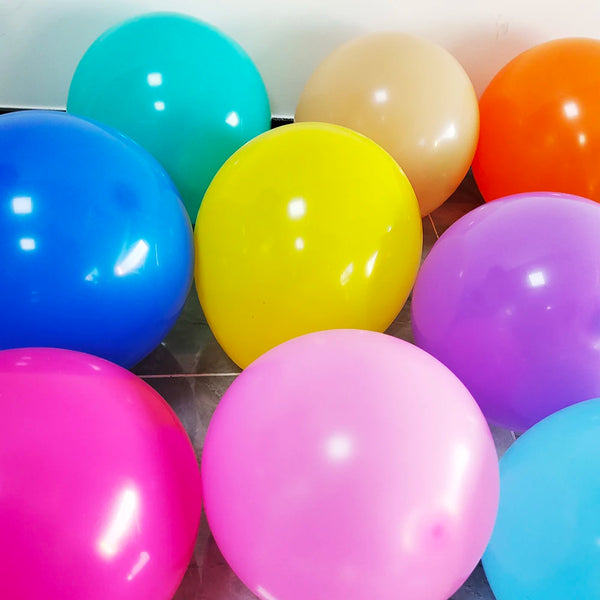 KidsFam Matte Latex Balloons – 10, 30 or 100 Pack