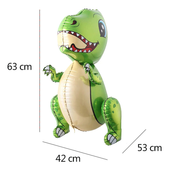 KidsFam 3D Standing Dinosaur Foil Balloons – 12 Designs
