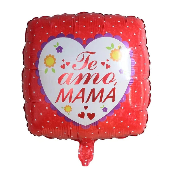 KidsFam 18-Inch Mother's Day Foil Balloons – 10 or 50 Pack