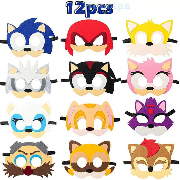 KidsFam Sonic Birthday Party Supplies – Multiple Sets & Accessories
