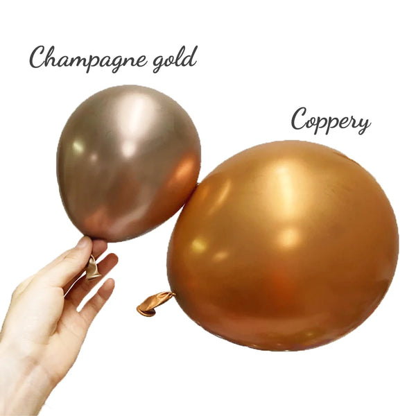 KidsFam Metallic Chrome Balloons – 10, 20 or 30 Pack