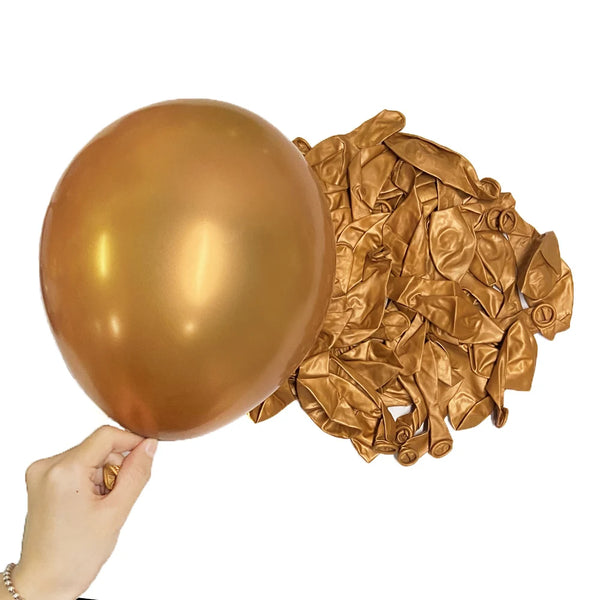 KidsFam Metallic Chrome Balloons – 10, 20 or 30 Pack
