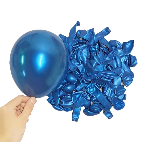 KidsFam Metallic Chrome Balloons – 10, 20 or 30 Pack