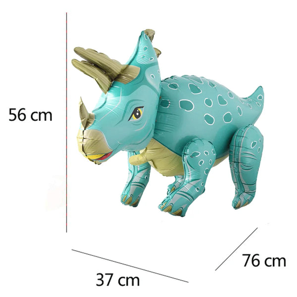 KidsFam 3D Standing Dinosaur Foil Balloons – 12 Designs
