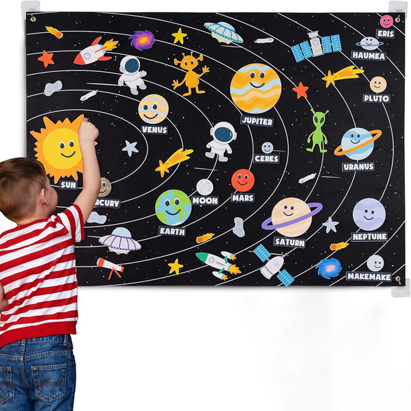 KidsFam Interactive Montessori Felt Storyboard Blanket