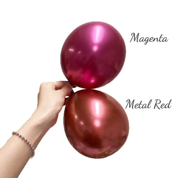 KidsFam Metallic Chrome Balloons – 10, 20 or 30 Pack
