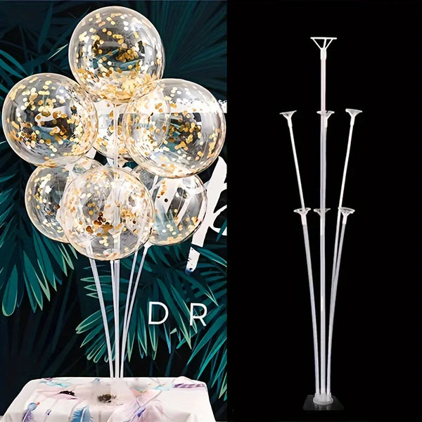 KidsFam clear tabletop balloon stand kit for party centerpieces