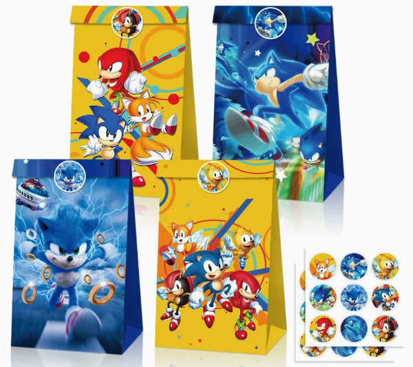 KidsFam Sonic Birthday Party Supplies – Multiple Sets & Accessories