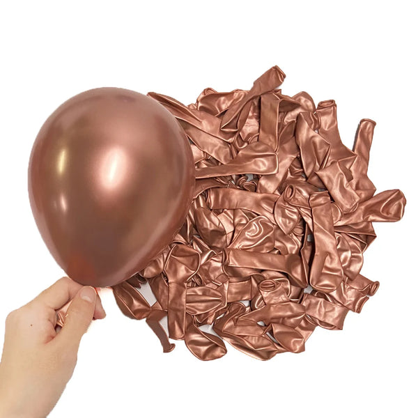 KidsFam Metallic Chrome Balloons – 10, 20 or 30 Pack