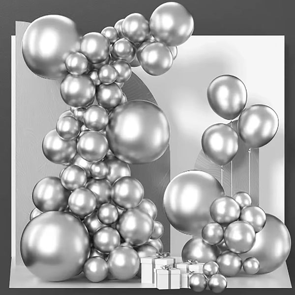 KidsFam 68-Piece Metallic Balloon Garland Kit – 6 Colors