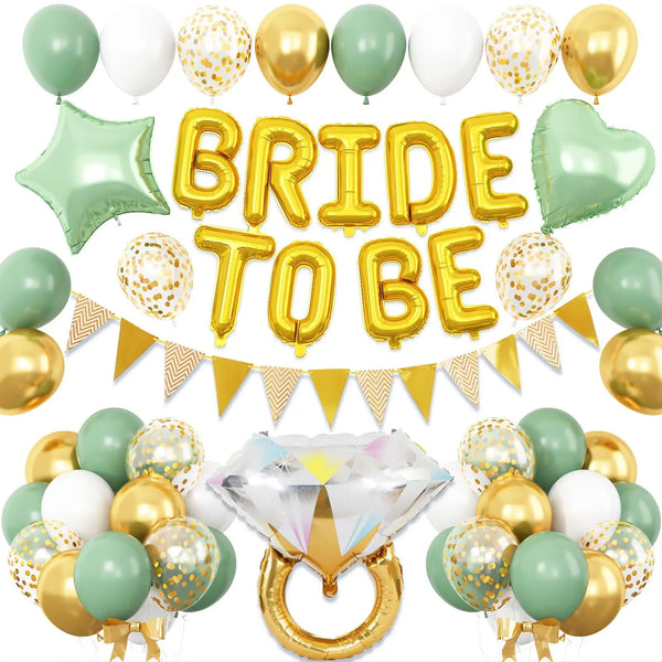 KidsFam Bride-to-Be Balloon Decoration Kit – 5 Color Themes