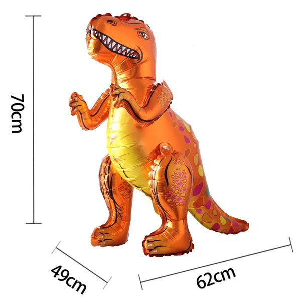 KidsFam 3D Standing Dinosaur Foil Balloons – 12 Designs