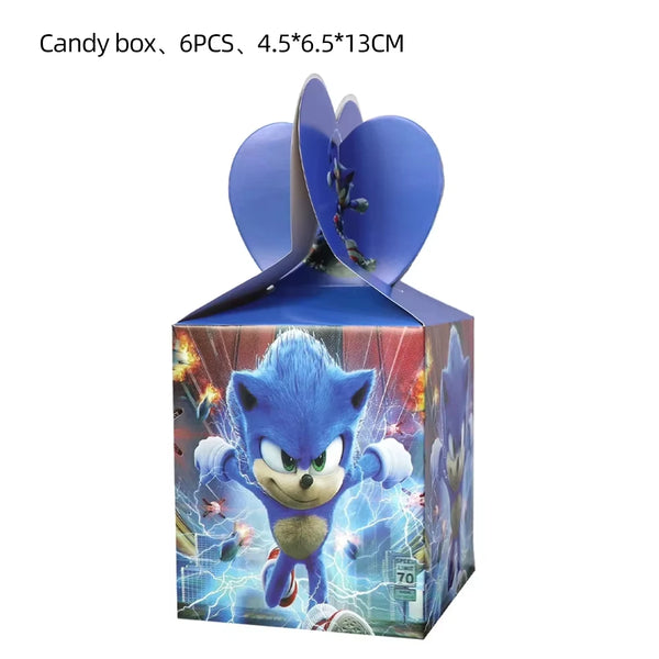 KidsFam Sonic Birthday Party Supplies – Multiple Sets & Accessories