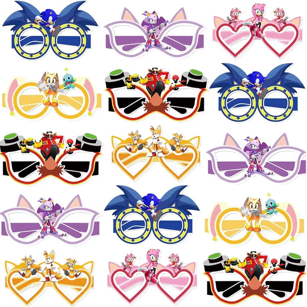 KidsFam Sonic Birthday Party Supplies – Multiple Sets & Accessories