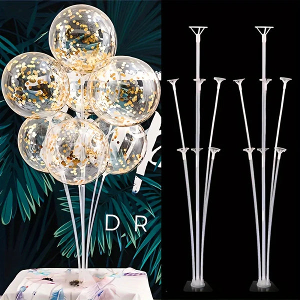KidsFam clear tabletop balloon stand kit for party centerpieces