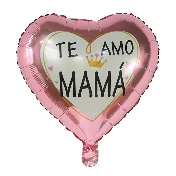 KidsFam 18-Inch Mother's Day Foil Balloons – 10 or 50 Pack