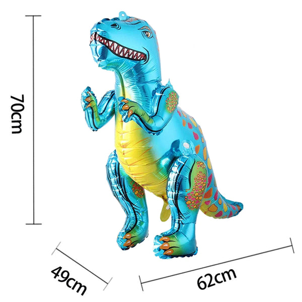KidsFam 3D Standing Dinosaur Foil Balloons – 12 Designs