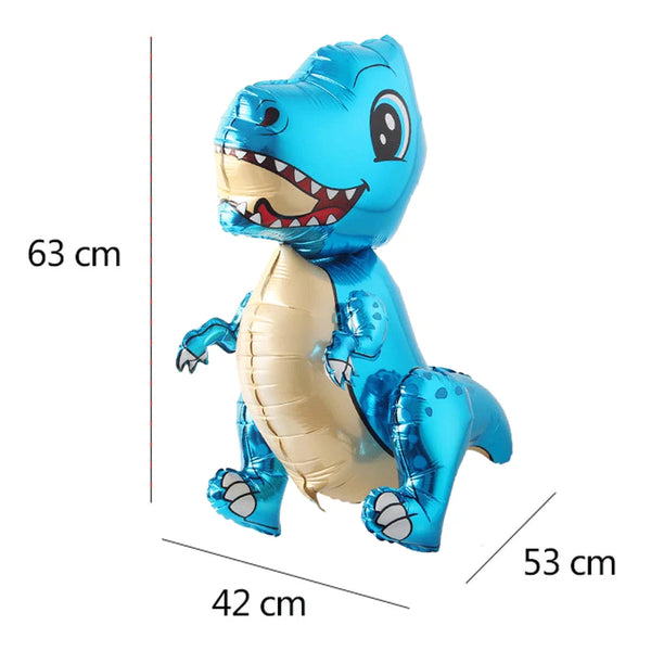 KidsFam 3D Standing Dinosaur Foil Balloons – 12 Designs