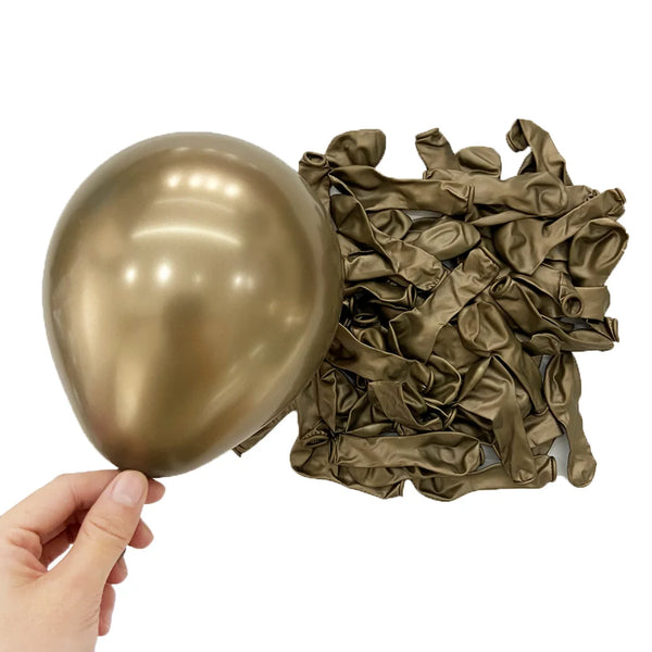 KidsFam Metallic Chrome Balloons – 10, 20 or 30 Pack