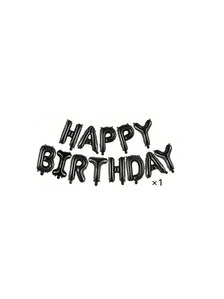 KidsFam Premium Red & Black Birthday Mylar Balloon Garland Kit