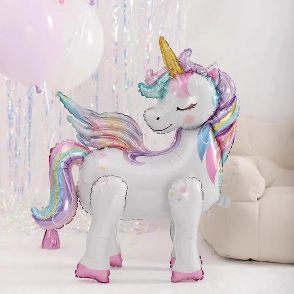 KidsFam standing rainbow unicorn foil balloon - image 3