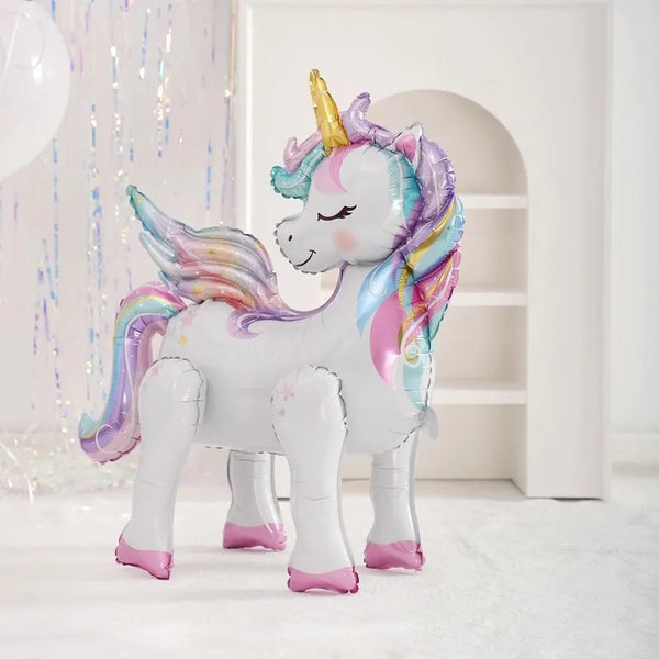 KidsFam standing rainbow unicorn foil balloon - image 2