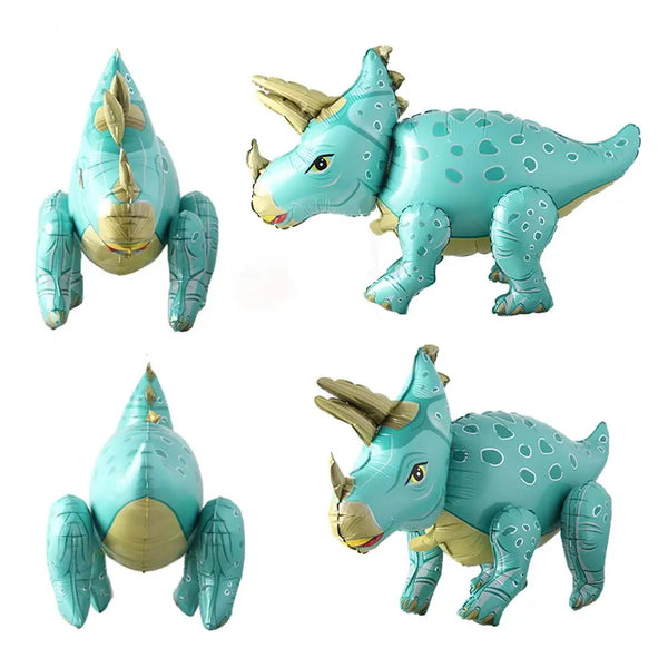 KidsFam 3D Standing Dinosaur Foil Balloons – 12 Designs
