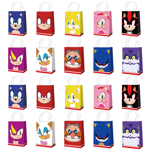 KidsFam Sonic Birthday Party Supplies – Multiple Sets & Accessories