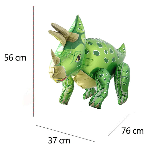 KidsFam 3D Standing Dinosaur Foil Balloons – 12 Designs