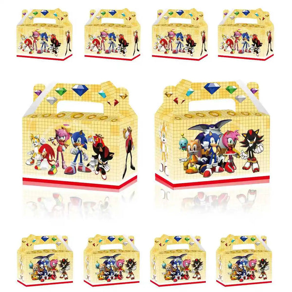 KidsFam Sonic Birthday Party Supplies – Multiple Sets & Accessories