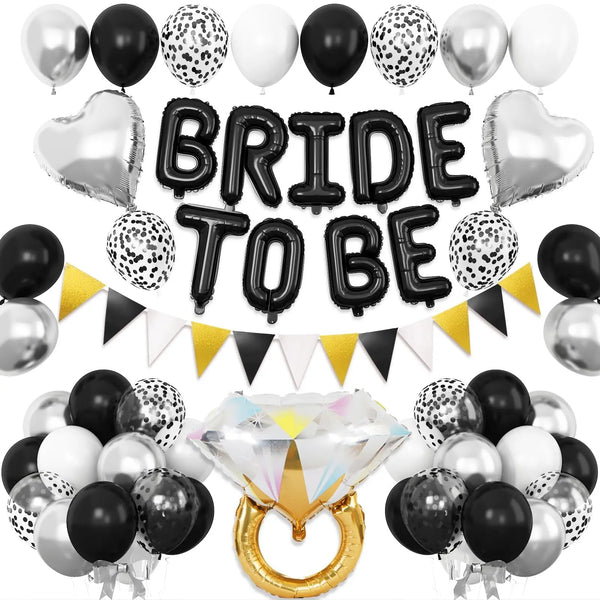 KidsFam Bride-to-Be Balloon Decoration Kit – 5 Color Themes