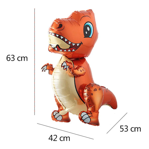 KidsFam 3D Standing Dinosaur Foil Balloons – 12 Designs