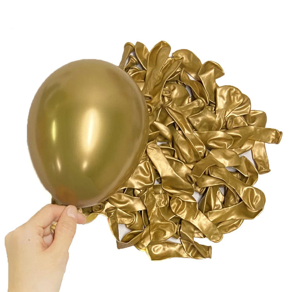 KidsFam Metallic Chrome Balloons – 10, 20 or 30 Pack