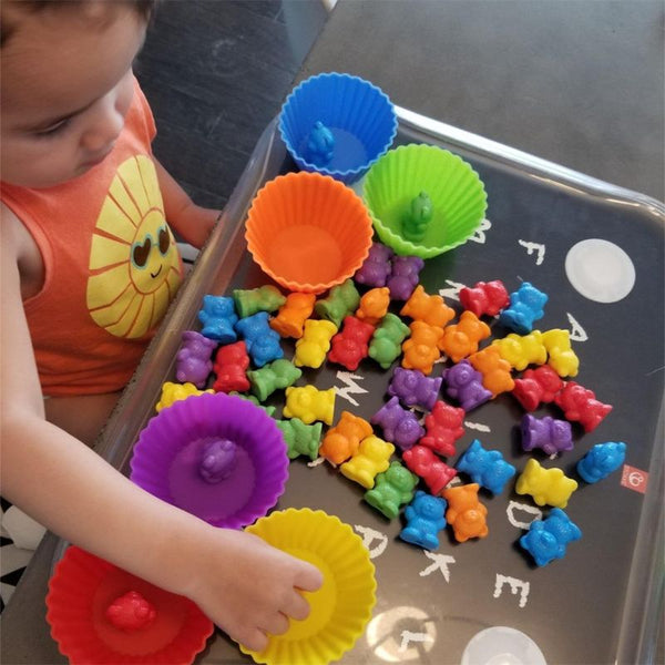 Baby Counting Bears Set With Stacking Cups