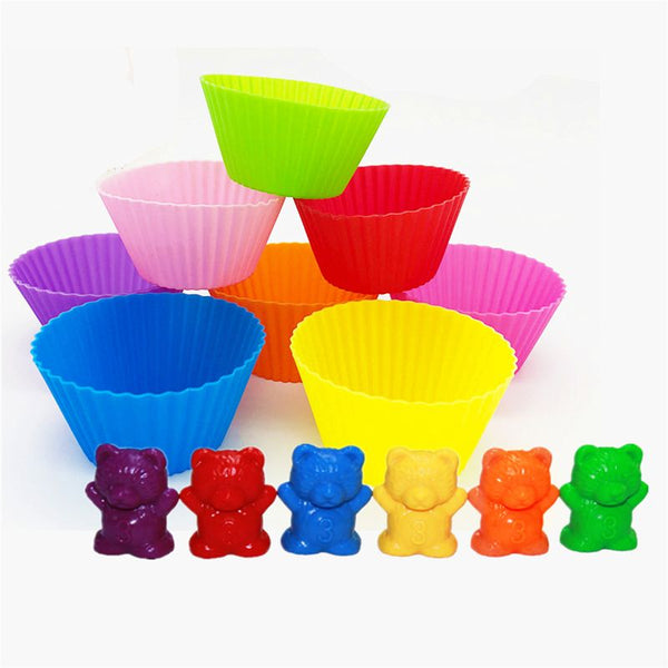 Baby Counting Bears Set With Stacking Cups