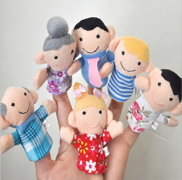 Family Finger Puppets Cloth Doll