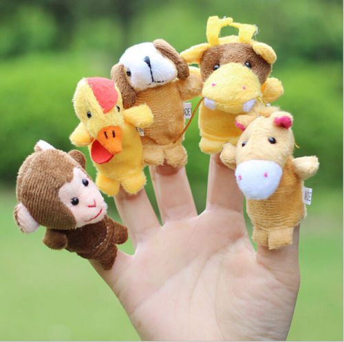 Family Finger Puppets Cloth Doll