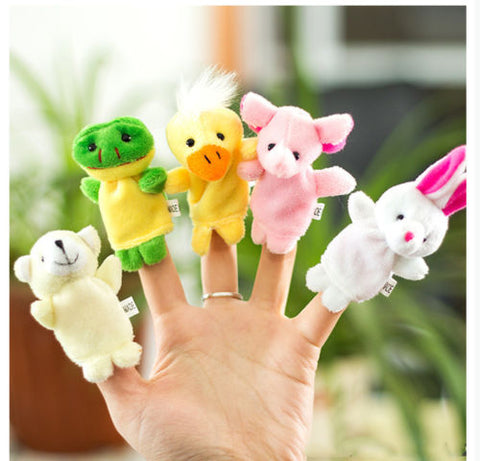 Family Finger Puppets Cloth Doll