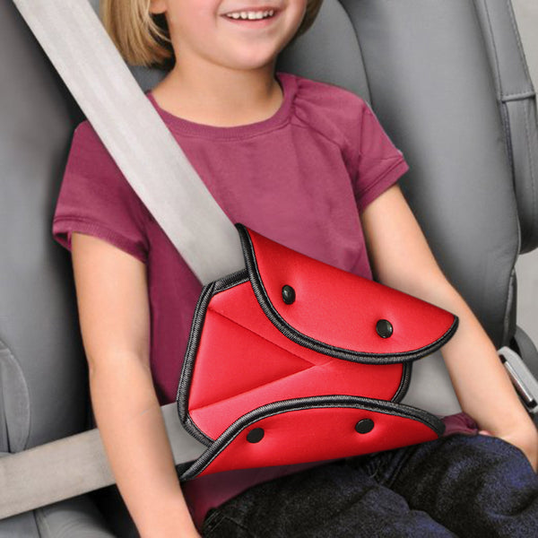 Universal Car Safe Seat Belt Cover Soft Adjustable Triangle Safety Seat Belt Pad Clips Protection for Baby Child Belts